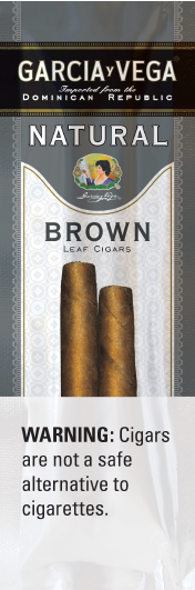 A pouch of Brown flavor Garcia y Vega Cigars.