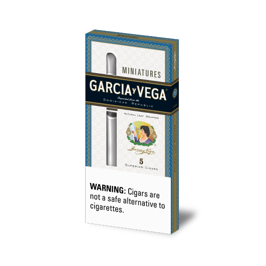 A box of five Garcia y Vegas miniatures.